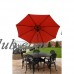 9' Aluminum Umbrella With Crank & Tilt, Sage Green   001685830